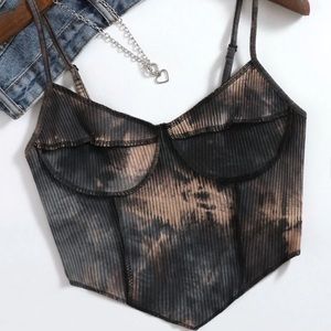 NWOT Tie Dye Crop Top